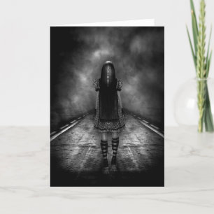 Donkere snelweg kaart