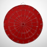 Donkere Snoep Apple Red Solid Color Dartbord<br><div class="desc">Een intens en boeiend diep rood dat kracht en passie uitstraalt. Deze gedurfde tint roept de rijkdom op van een fijne wijn en de dramatische flair van een karmozijnrode zonsondergang. Perfect voor het maken van een opvallende indruk,  deze kleur brengt een vleugje elegantie en intensiteit.</div>