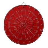 Donkere Snoep Apple Red Solid Color Dartbord (Voorkant)