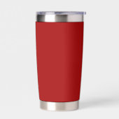Donkere Snoep Apple Red Solid Color Geïsoleerde Drinkbeker (Links)