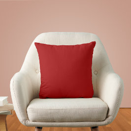 Donkere Snoep Apple Red Solid Color Kussen