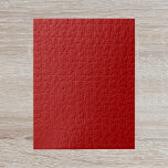 Donkere Snoep Apple Red Solid Color Legpuzzel<br><div class="desc">Een intens en boeiend diep rood dat kracht en passie uitstraalt. Deze gedurfde tint roept de rijkdom op van een fijne wijn en de dramatische flair van een karmozijnrode zonsondergang. Perfect voor het maken van een opvallende indruk,  deze kleur brengt een vleugje elegantie en intensiteit.</div>