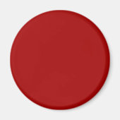 Donkere Snoep Apple Red Solid Color Magneet (Voorkant)