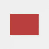 Donkere Snoep Apple Red Solid Color Post-it® Notes (Voorkant)