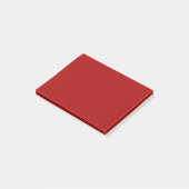 Donkere Snoep Apple Red Solid Color Post-it® Notes (Schuin)