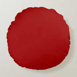 Donkere Snoep Apple Red Solid Color Rond Kussen