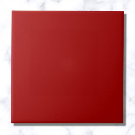 Donkere Snoep Apple Red Solid Color Tegeltje