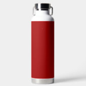 Donkere Snoep Apple Red Solid Color Waterfles (Voorkant)