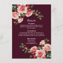 Donkere, sombere roze en rode rozen burgundy bruil