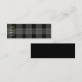 Donkere spelbreker - Skinny Mini Visitekaartje (Voorkant / Achterkant)