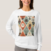 Donkere spookpatroon t-shirt (Voorkant)