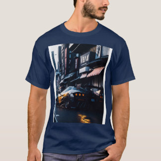 Donkere Sport in Japan Stad 3 T-shirt