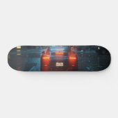 Donkere sportauto persoonlijk skateboard (Horizontaal)