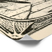 Donkere  sprookjesboekillustratie Poster (Hoek)