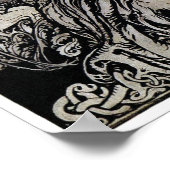 Donkere  sprookjesboekillustratie Poster (Hoek)