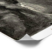 Donkere  sprookjesboekillustratie Poster (Hoek)