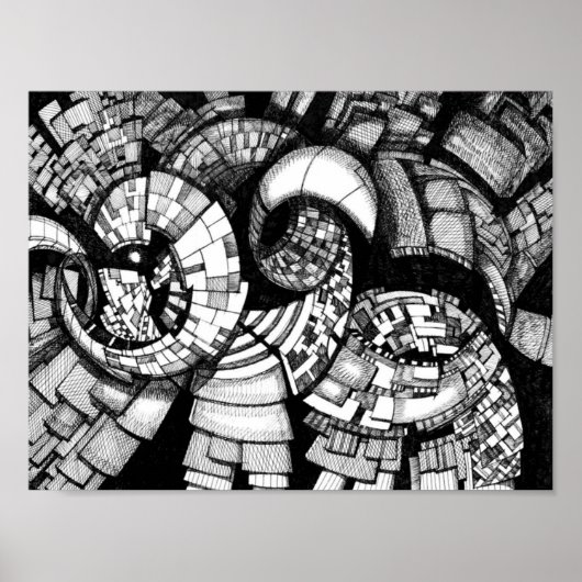 Donkere stad poster (Voorkant)