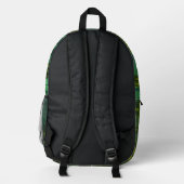 donkere stad Print Cut Sew Tas (Achterkant)
