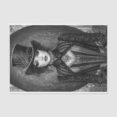 Donkere Steampunk Dames Ringmeester DN7LF Decoupag Tissuepapier (Voorkant)