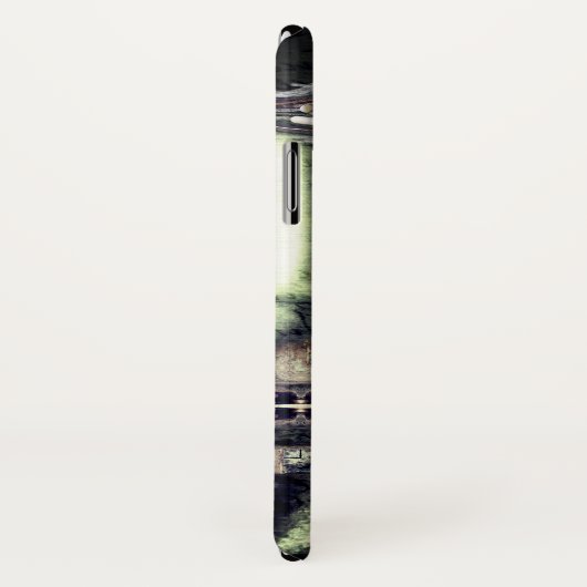 Donkere Steampunk Metalen Mokken en handschrift Case-Mate iPhone Case (Achterkant / rechts)