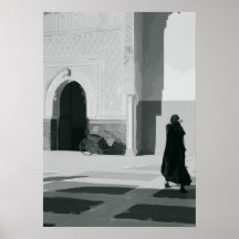 Donkere steeg in Fez