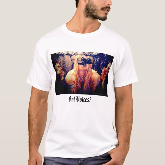 Donkere stemmen t-shirt (Voorkant)