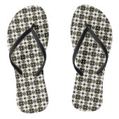 Donkere stenen Fancy vormen Acrylafdrukhanddoek Teenslippers (Voetbed)