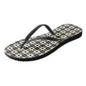 Donkere stenen Fancy vormen Acrylafdrukhanddoek Teenslippers (Schuin)