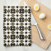 Donkere stenen Fancy vormen Theedoek (Quarter Fold)