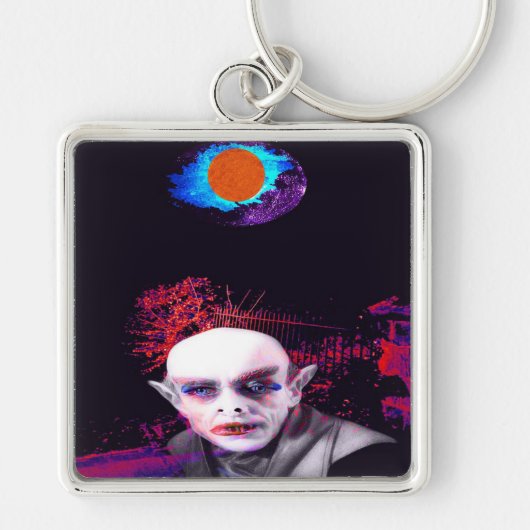 Donkere ster sleutelhanger (Voorkant)