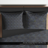 Donkere sterren Hemels Zwart Omkeerbaar Kussensloop