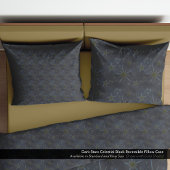 Donkere sterren Hemels Zwart Omkeerbaar Kussensloop