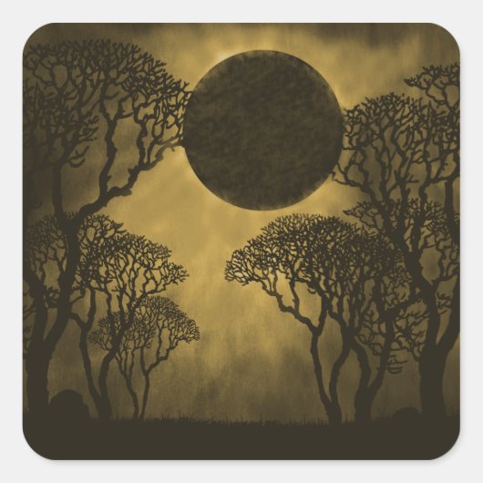 Donkere Stickers op het Eclipse-plein, Golden (Voorkant)