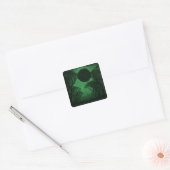 Donkere Stickers van de Eclipse Square, groen (Envelop)