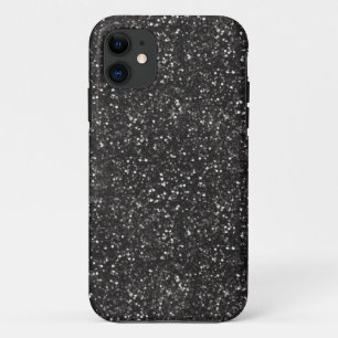 Donkere, stijlvolle, zilvergrijze glitter Case-Mate iPhone case