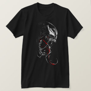 Donkere Symbiote – Giftig Monster Zwart & Rood Str T-shirt