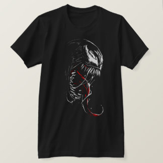 Donkere Symbiote – Giftig Monster Zwart & Rood Str T-shirt