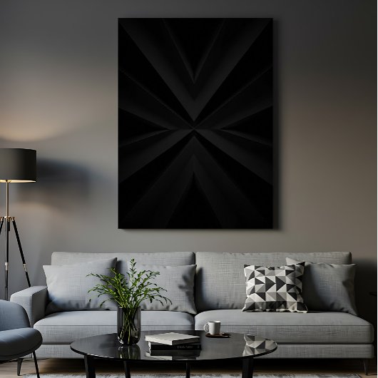Donkere Symmetrie Canvas Afdruk