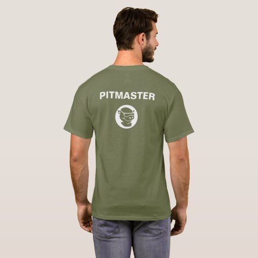 Donkere T - "Pitmaster" T-shirt (Achterkant volledig)
