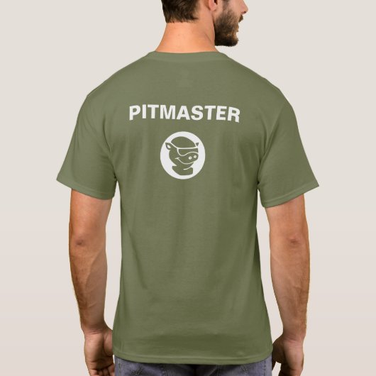 Donkere T - "Pitmaster" T-shirt (Achterkant)