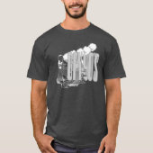 Donkere T-Shirt van 90 jaar (Voorkant)