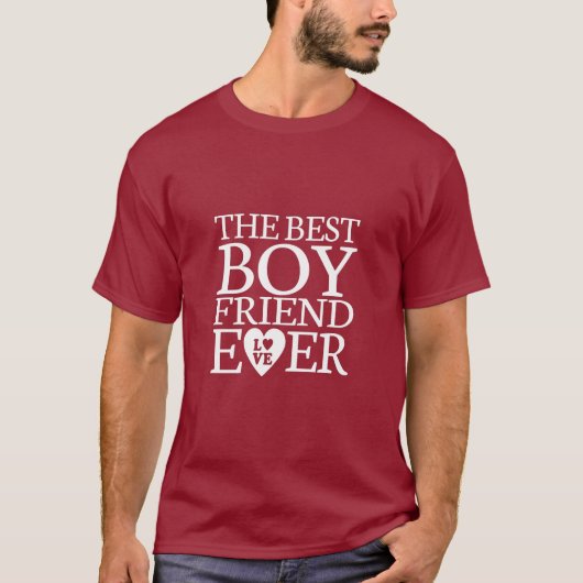 Donkere T-shirt voor boyvriend (Voorkant)