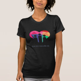 Donkere T-shirt voor vrouwen