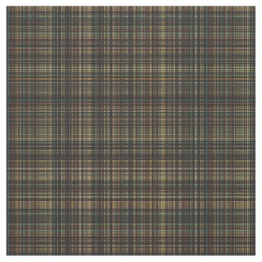 Donkere tartan (geplakt) Aangepaste verbinding Stof (Close Up)
