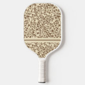 Donkere taupe wijnstokken pickleball paddle (Achterkant)
