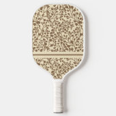 Donkere taupe wijnstokken pickleball paddle (Voorkant)