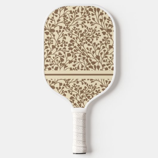 Donkere taupe wijnstokken pickleball paddle (Voorkant)
