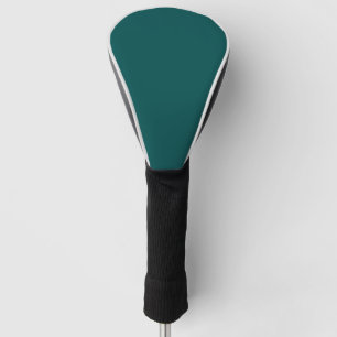 Donkere Teal Effen Kleur Golfheadcover