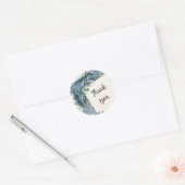Donkere Teal Keltische Bedankt Stickers (Envelop)