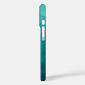 Donkere Teal Ombre Textuur Case-Mate iPhone Case (Achterkant / Links)